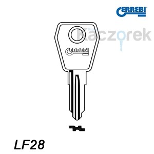 Errebi 021 - surový klíč - LF28